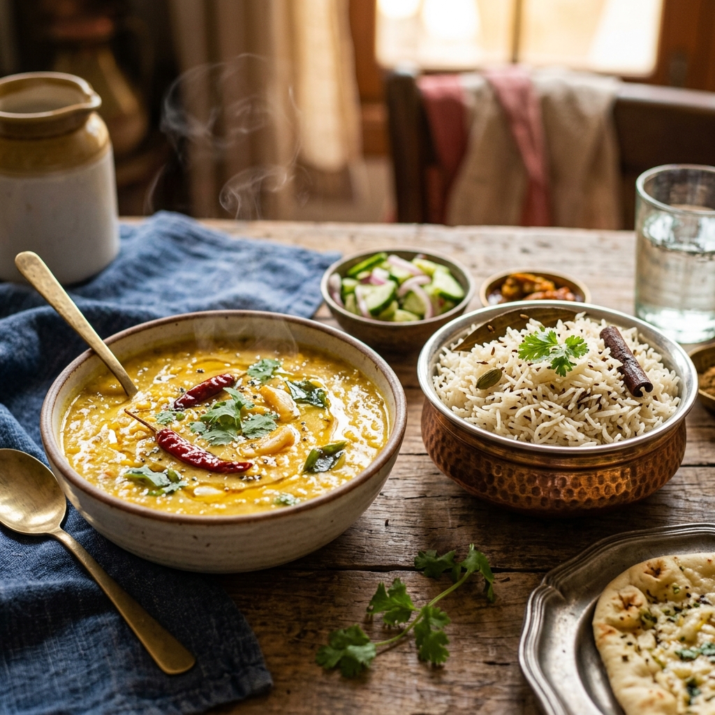 Authentic Home-Cooked Thali
